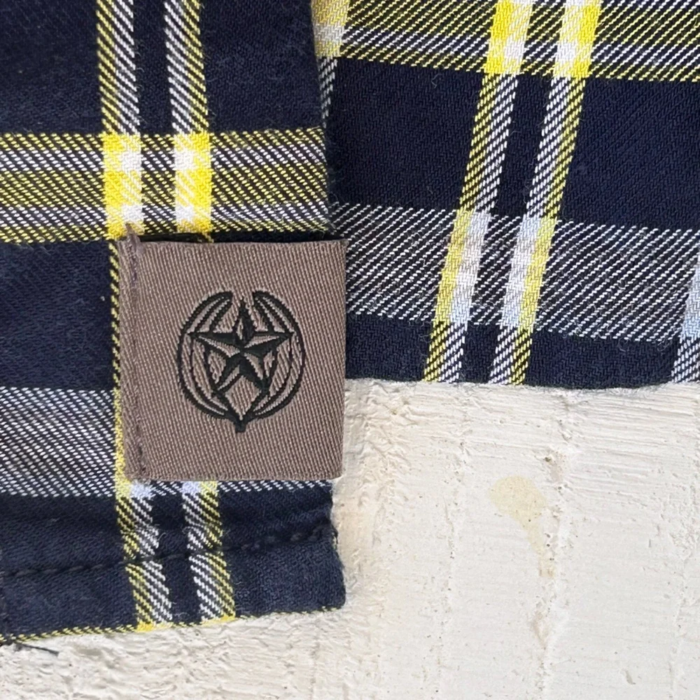 Banana Republic Men’s Intucked Slim Fit Button‎ Up Shirt Plaid Size Large